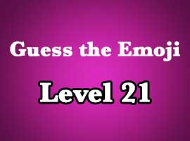 guess the emoji level 21