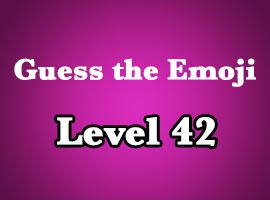 Guess The Emoji Level 42 Answers And Cheats Emoji Pop Answers
