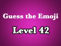 Guess The Emoji Level 42 Answers and Cheats