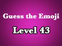 Guess The Emoji Level 43 Answers and Cheats