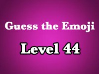 Guess The Emoji Level 44 Answers and Cheats
