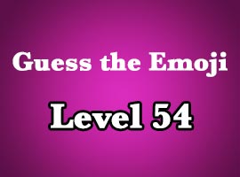 guess the emoji level 54